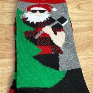 Size 8-12 | men’s | Santa Graphic Socks